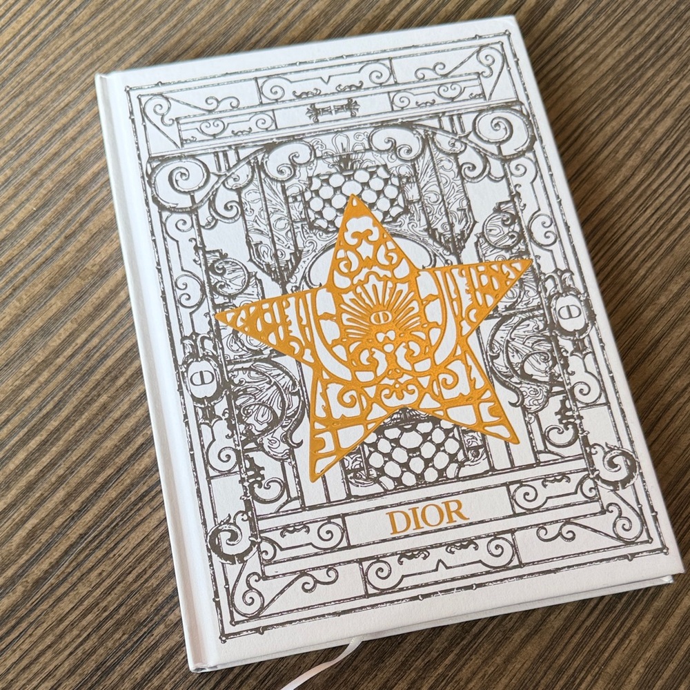 Christian Dior Gold Star Novelty Notebook